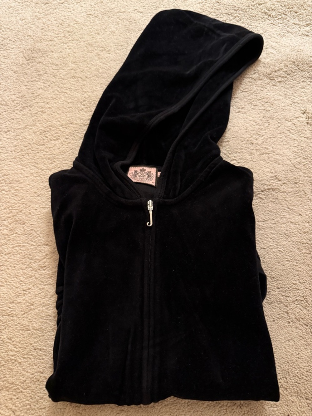Juicy Couture Short-Sleeve Velour Zip Up - Picture 2 of 3